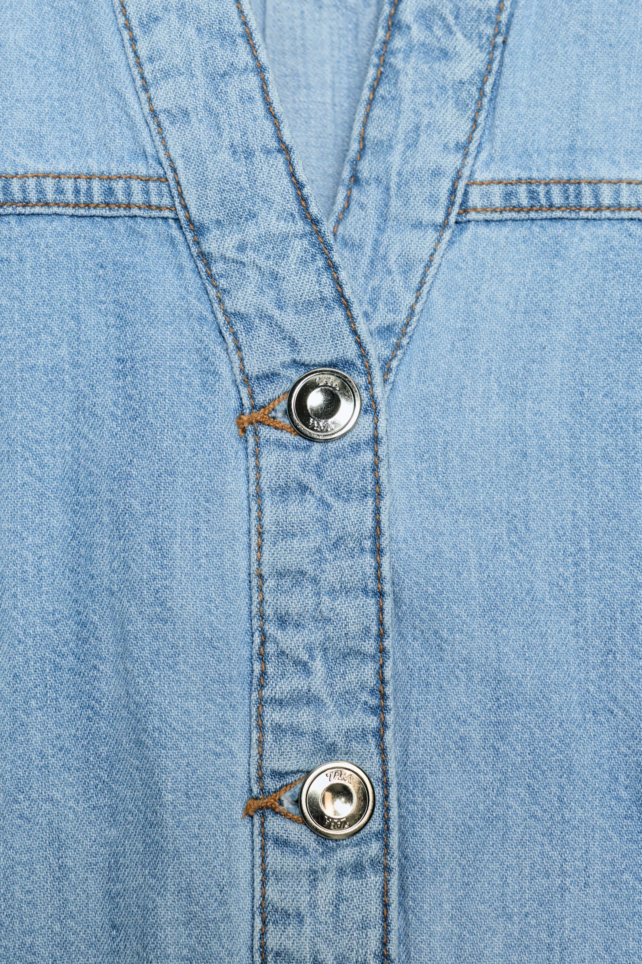 CHEMISE Z1975 DENIM MANCHES AMPLES